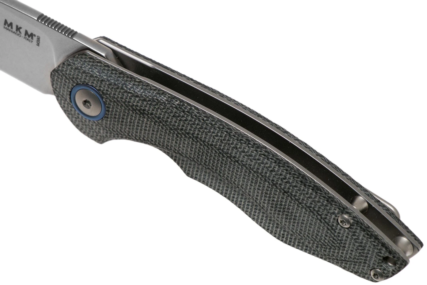 MKM Timavo VP02-BC Black Canvas Micarta Stonewash Navaja, Diseño Voxnaes 9 MKM Timavo VP02-BC Black Canvas Micarta Stonewash Navaja, Diseño Voxnaes - Imagen 7