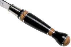 Nontron No. 25 Nickel Silver Turning Ferrule, Marquetry Ebony Olivewood, Forma De Bola NN25BOEBOL Navaja 13 Nontron No. 25 Nickel Silver Turning Ferrule, Marquetry Ebony Olivewood, Forma De Bola NN25BOEBOL Navaja -Böker Ventas NN25BOEBOL 06 nontron