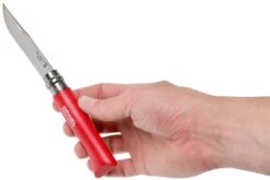 Opinel Navaja No. 08RV Red, Acero Inoxidable, Longitud De La Cuchilla 8,5 Cm -Böker Ventas OP001981 07 opinel