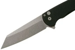 Pro-Tech Malibu 5205 Stonewashed 20CV Reverse Tanto, Black Textured Aluminum, Navaja -Böker Ventas PH5205 03 protech