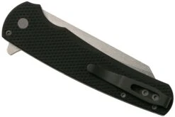 Pro-Tech Malibu 5205 Stonewashed 20CV Reverse Tanto, Black Textured Aluminum, Navaja -Böker Ventas PH5205 04 protech