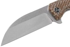 QSP Knife Pelican QS118-A1 Stonewash, Textured Brown Micarta Navaja -Böker Ventas QS118 A1 03 qsp knife