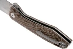 QSP Knife Pelican QS118-A1 Stonewash, Textured Brown Micarta Navaja -Böker Ventas QS118 A1 05 qsp knife