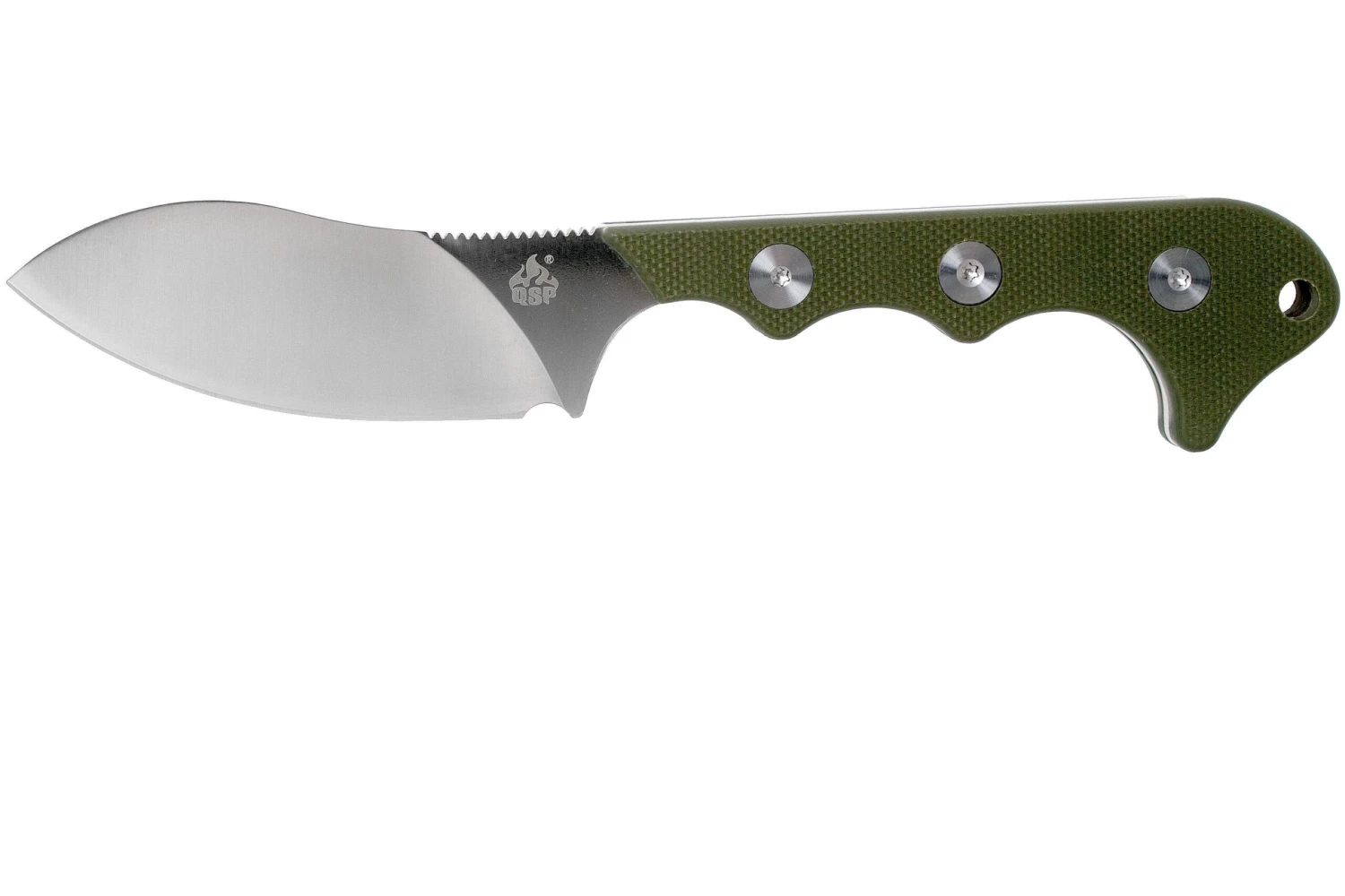 QSP Knife Neckmuk QS125-C OD Green G10 Cuchillo De Cuello 3 QSP Knife Neckmuk QS125-C OD Green G10 Cuchillo De Cuello