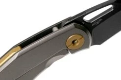 Real Steel Shade 7914 Black Black Gold Karambit Navaja, Poltergeist Design -Böker Ventas RL7914 06 real steel