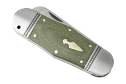 Rough Ryder Reserve Hippo Toe OD Green Micarta, RRR015 Navaja Slipjoint -Böker Ventas RYR015 06 roughryder