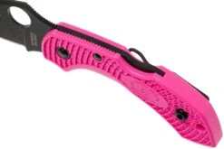 Spyderco Dragonfly 2 Pink Black S30V C28FPPNS30BK2 Pink Heals Navaja -Böker Ventas SPC28FPPNS30VBK2 07 spyderco