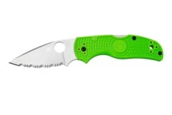 Spyderco Native 5 Salt, Green FRN, LC200N, C41SGR5 Navaja