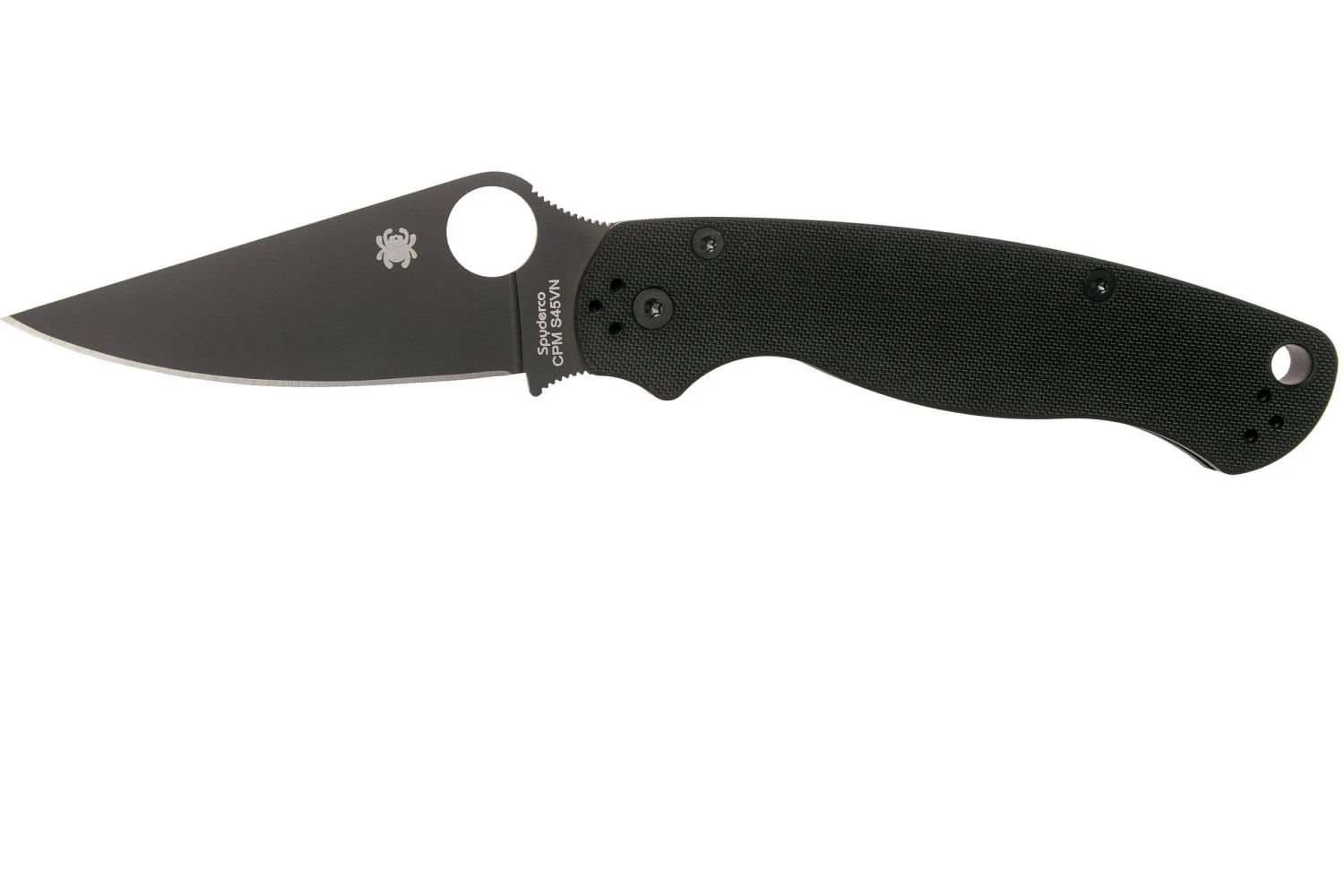 Spyderco Paramilitary 2 C81GPBK2 G10 Navaja, Hoja Negra 3 Spyderco Paramilitary 2 C81GPBK2 G10 Navaja, Hoja Negra