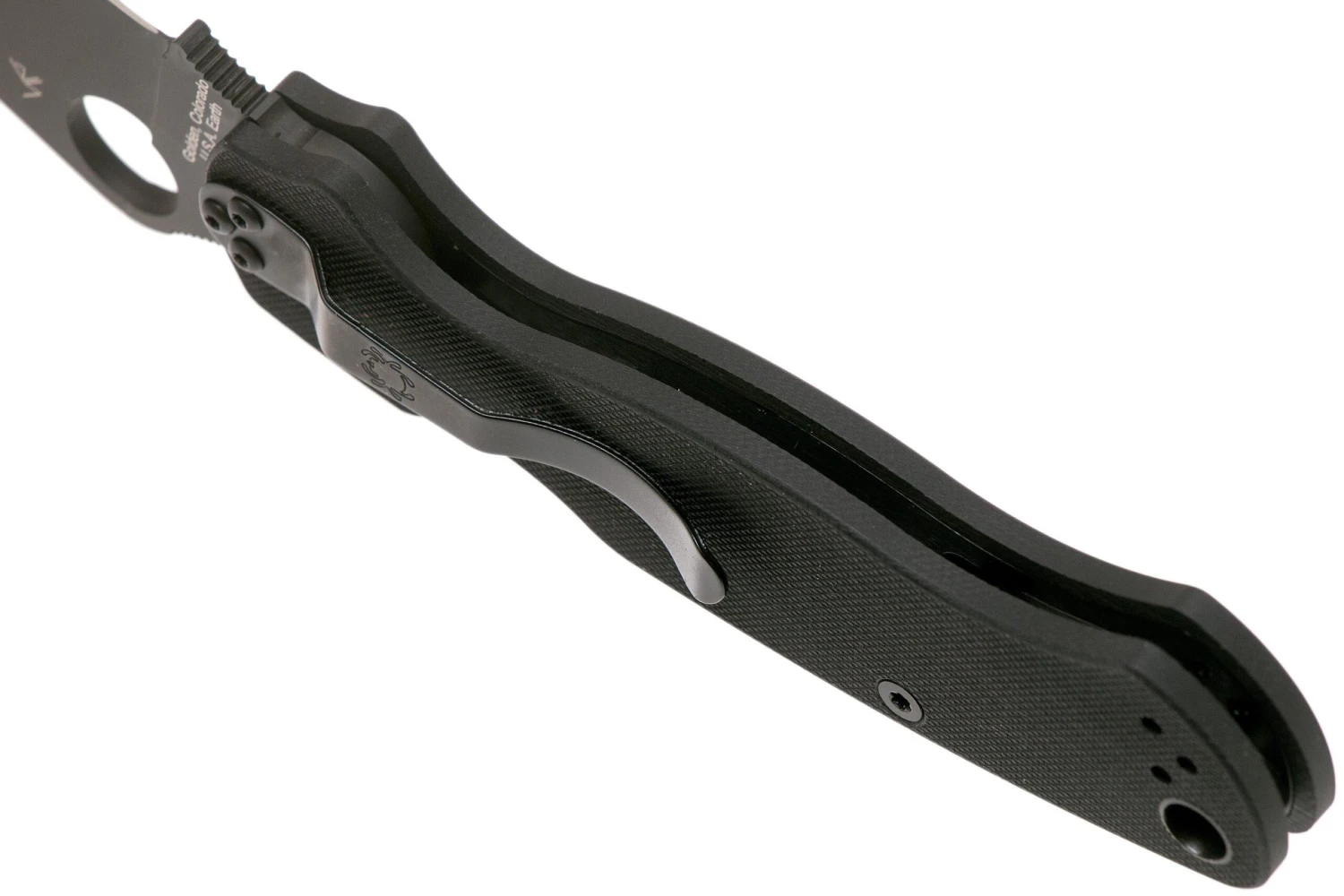 Spyderco Paramilitary 2 C81GPBK2 G10 Navaja, Hoja Negra 7 Spyderco Paramilitary 2 C81GPBK2 G10 Navaja, Hoja Negra - Imagen 5