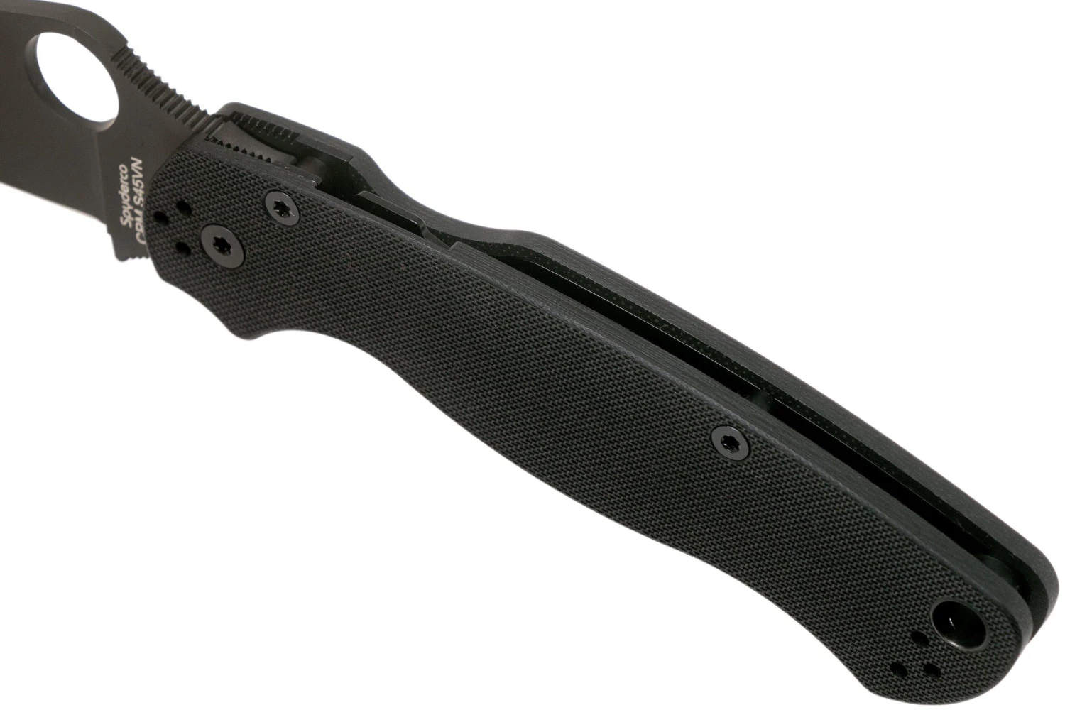 Spyderco Paramilitary 2 C81GPBK2 G10 Navaja, Hoja Negra 9 Spyderco Paramilitary 2 C81GPBK2 G10 Navaja, Hoja Negra - Imagen 7