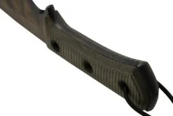 TRC Knives Apocalypse Apo Finish Elmax Green Canvas Micarta, Cuchillo De Supervivencia -Böker Ventas TI AP AP MICGN 04 trc