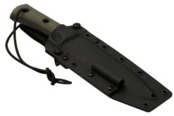 TRC Knives Apocalypse Apo Finish Elmax Green Canvas Micarta, Cuchillo De Supervivencia -Böker Ventas TI AP AP MICGN 06 trc