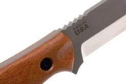 TOPS Knives B.O.B. Fieldcraft154CM Tan Canvas Micarta BROS-154-TC -Böker Ventas TK BROS 154 TC 05 tops knives tk bros 154 tc 05