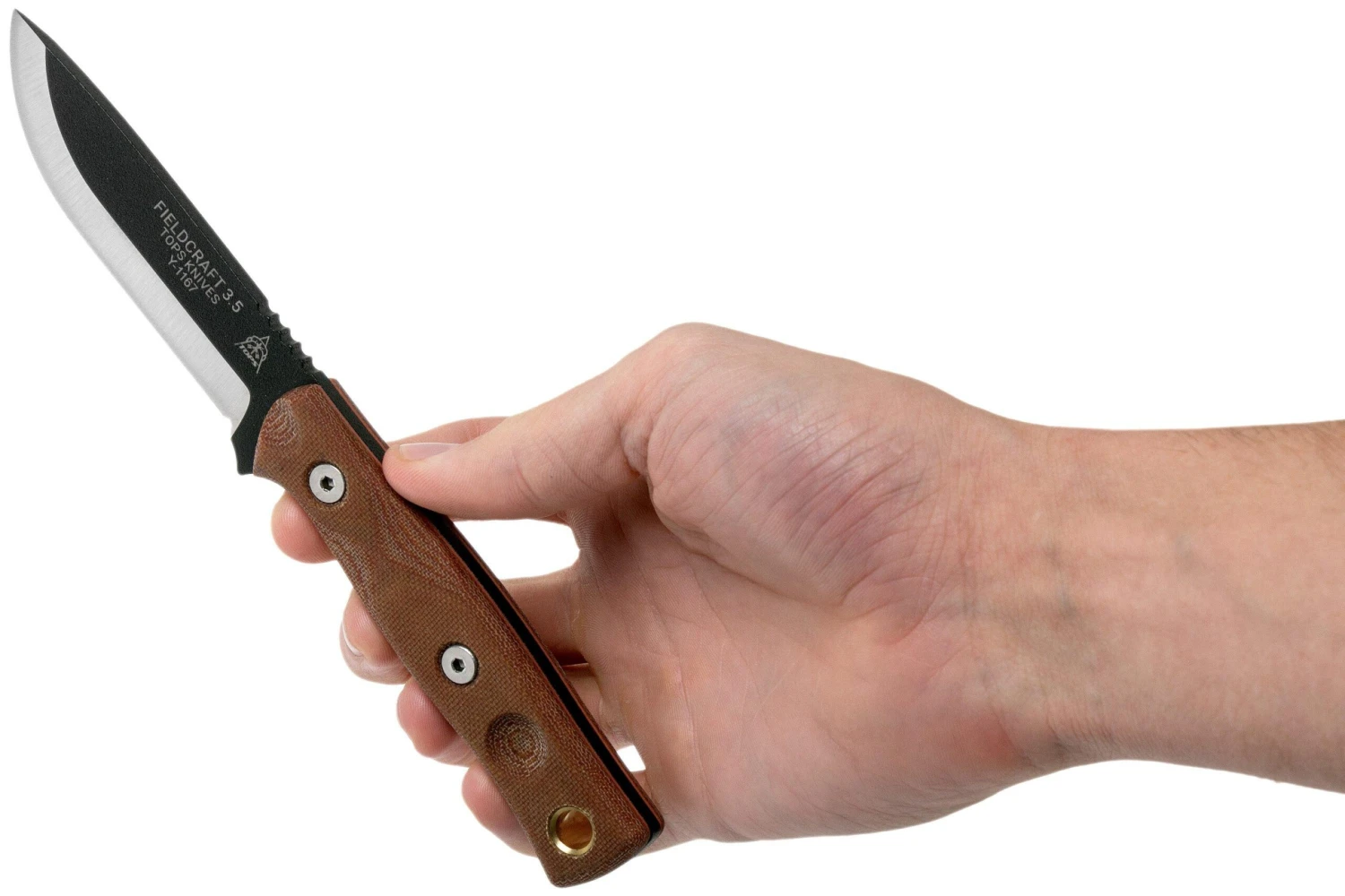 TOPS Knives TOPS Fieldcraft3.5 Mini BROS, Brown Micarta MBROS-01 Cuchillo Bushcraft 8 TOPS Knives TOPS Fieldcraft3.5 Mini BROS, Brown Micarta MBROS-01 Cuchillo Bushcraft - Imagen 6