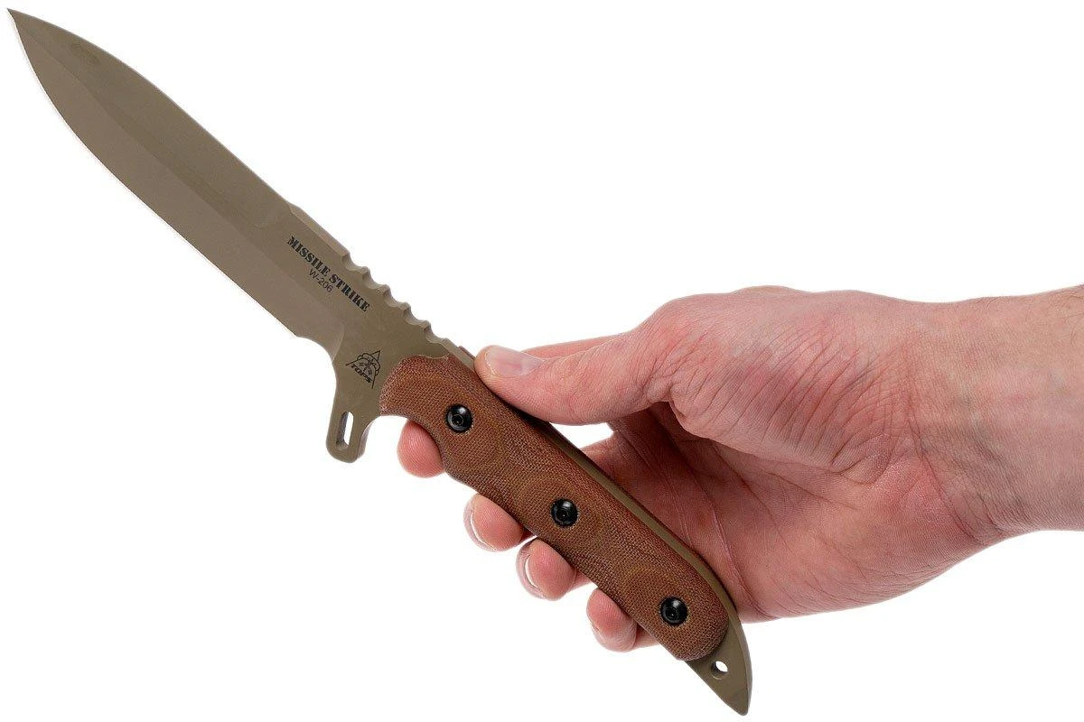 TOPS Knives TOPS Missile Strike MISS-01 Cuchillo Fijo, Kelly McCulley Design 8 TOPS Knives TOPS Missile Strike MISS-01 Cuchillo Fijo, Kelly McCulley Design - Imagen 6
