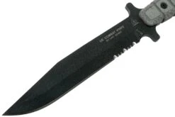 TOPS Knives US Combat Knife Cuchillo De Exterior, Serrated, US-01-SERR, Szabo-design -Böker Ventas TK US 01 SERR 03 tops knives