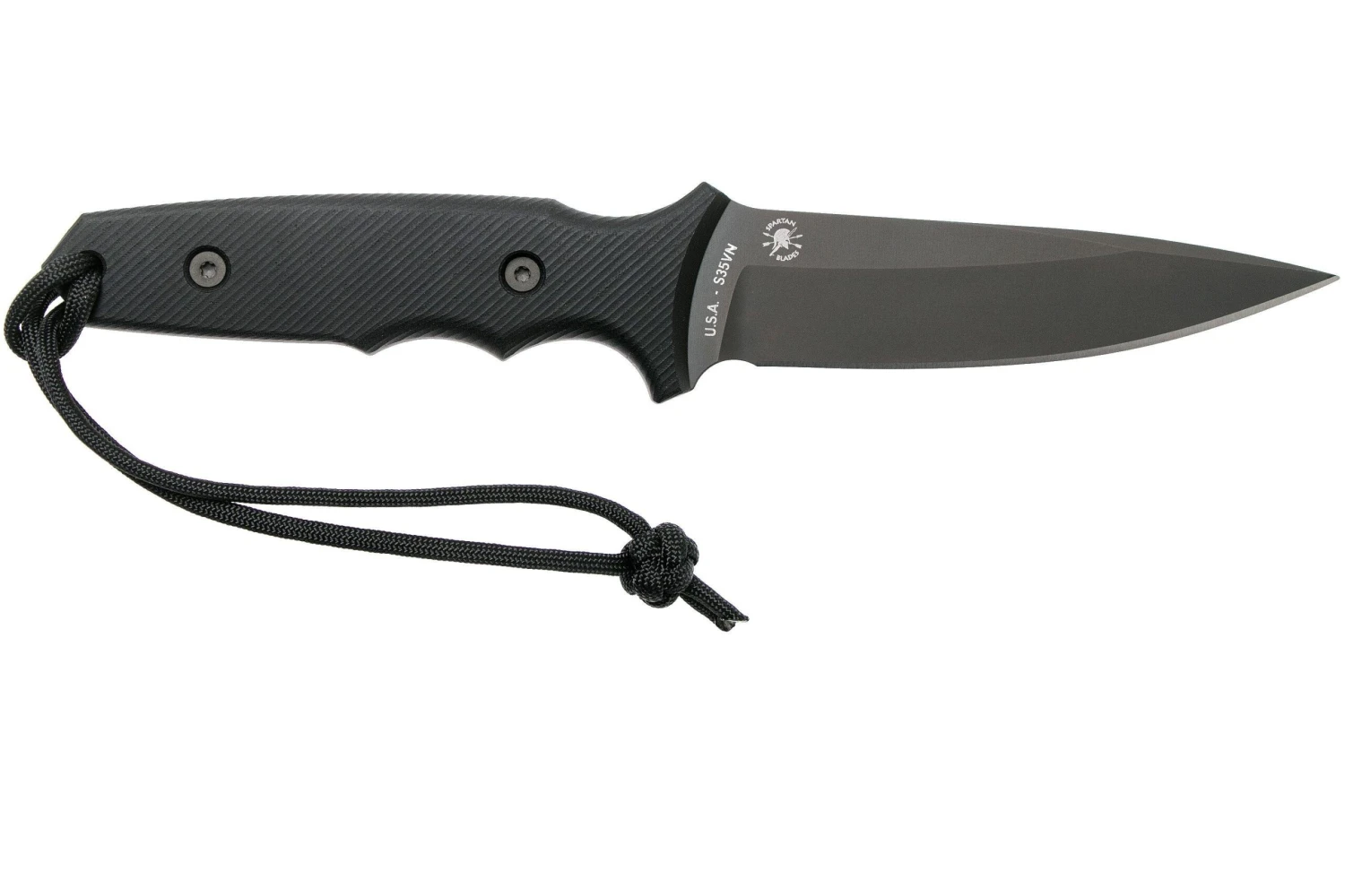 Spartan Blades Harsey TT Tactical Trout, Black, Cuchillo Fijo 4 Spartan Blades Harsey TT Tactical Trout, Black, Cuchillo Fijo - Imagen 2