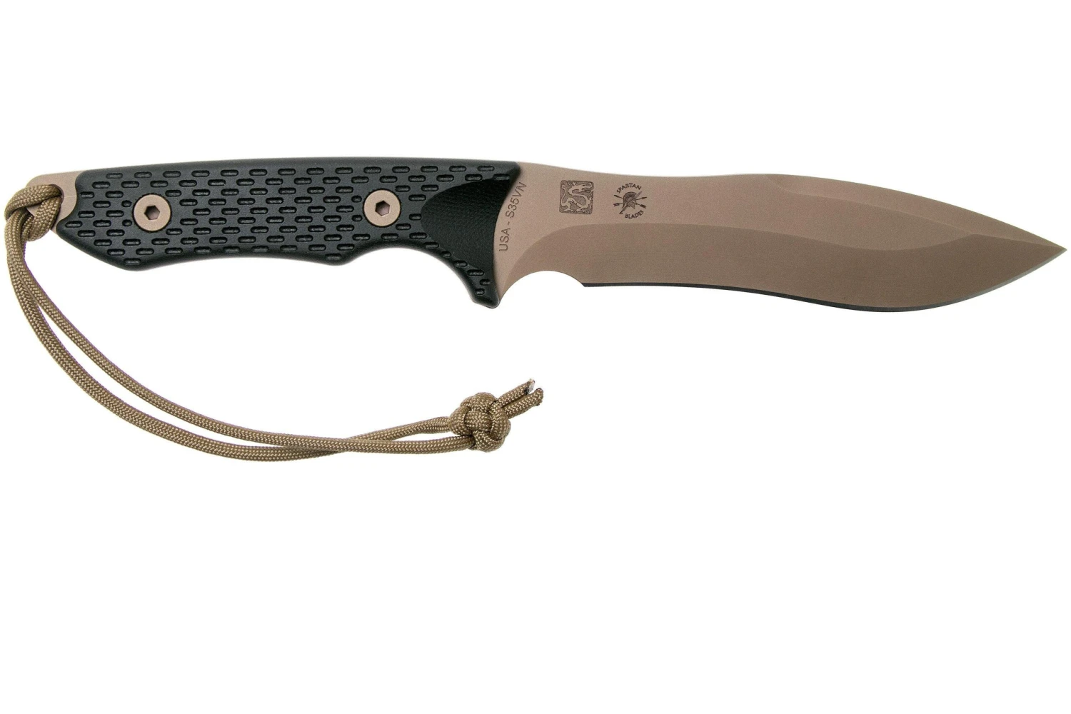Spartan Blades Ronin Shinto, FDE Blade, Black Handle, Cuchillo De Exterior 4 Spartan Blades Ronin Shinto, FDE Blade, Black Handle, Cuchillo De Exterior - Imagen 2