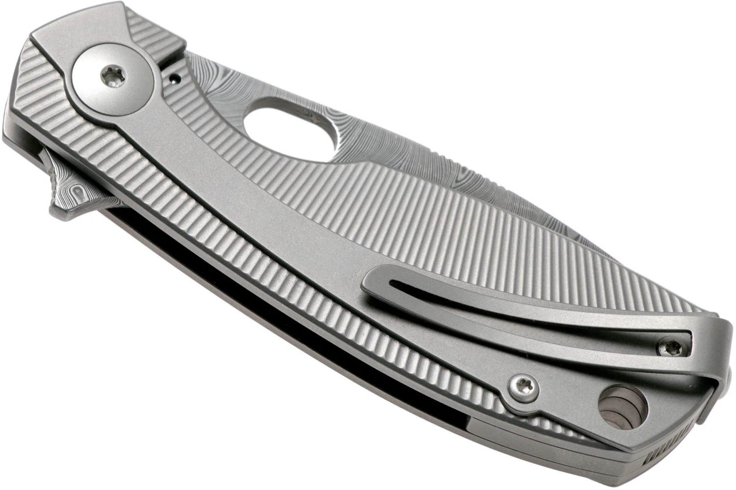 Viper Lille Damasco VA5964TiTi Navaja De Caballero Con Caja De Regalo De Madera 6 Viper Lille Damasco VA5964TiTi Navaja De Caballero Con Caja De Regalo De Madera - Imagen 4