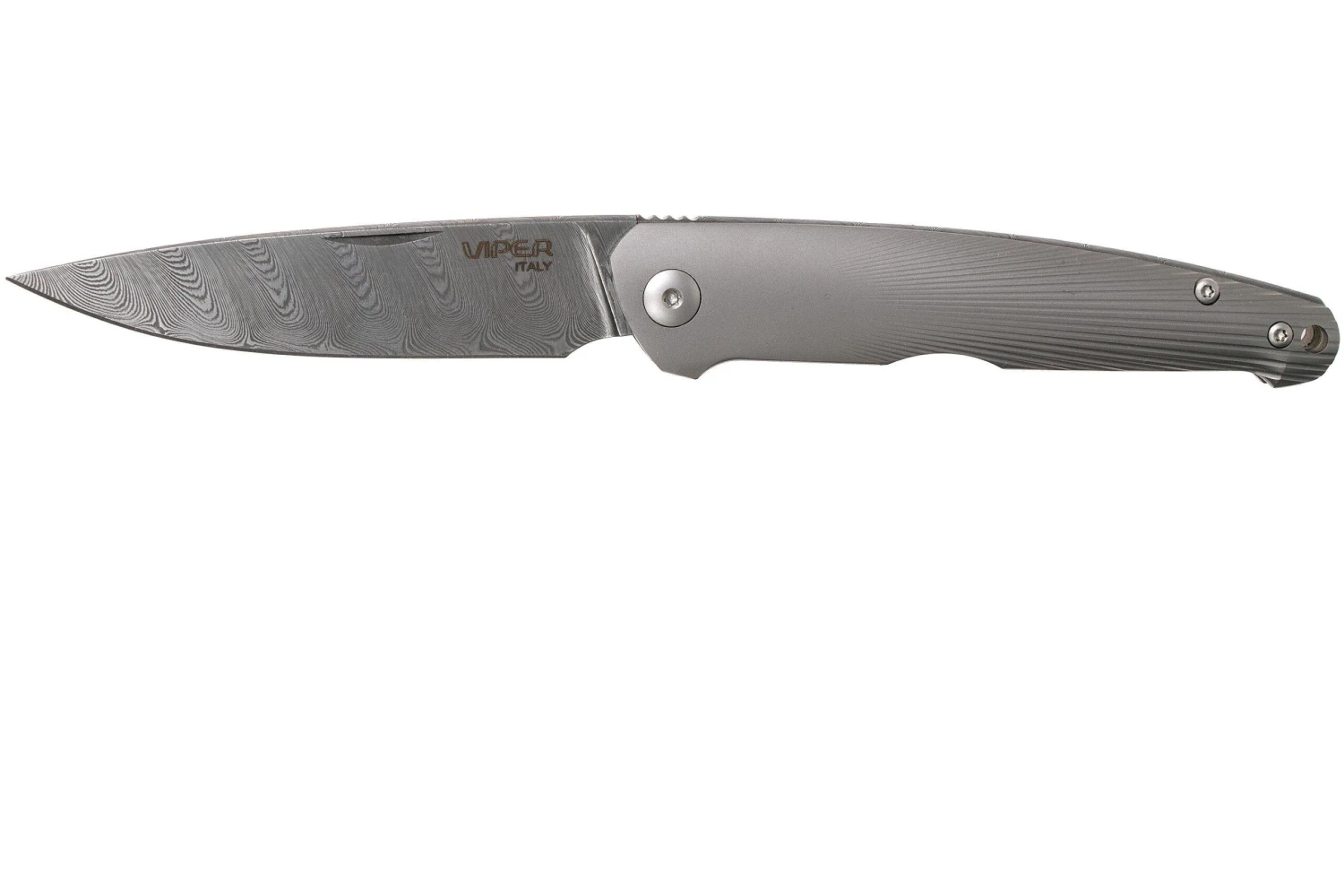 Viper Key VA5976D3TI Damascus Titanium Navaja, Jesper Voxnaes Design 3 Viper Key VA5976D3TI Damascus Titanium Navaja, Jesper Voxnaes Design