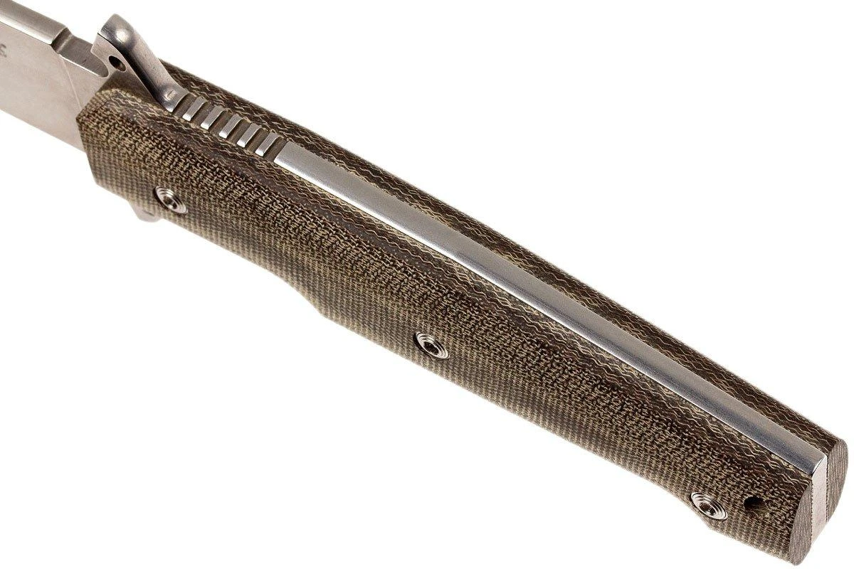 Viper Fate VT 4005 SWCV Stonewashed, Green Micarta, Cuchillo Fijo 9 Viper Fate VT 4005 SWCV Stonewashed, Green Micarta, Cuchillo Fijo - Imagen 7