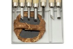 Yoshiharu L-7 Maruichi Cuchillos Japoneses Para Tallar Madera, Juego De 7 Con Baren -Böker Ventas YSH 026 03 yoshiharu